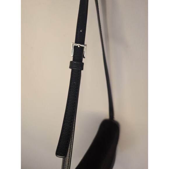 Kate Spade leather calf Hyde Place Sayra flap front Aubergine blk crossbody - Picture 6 of 12